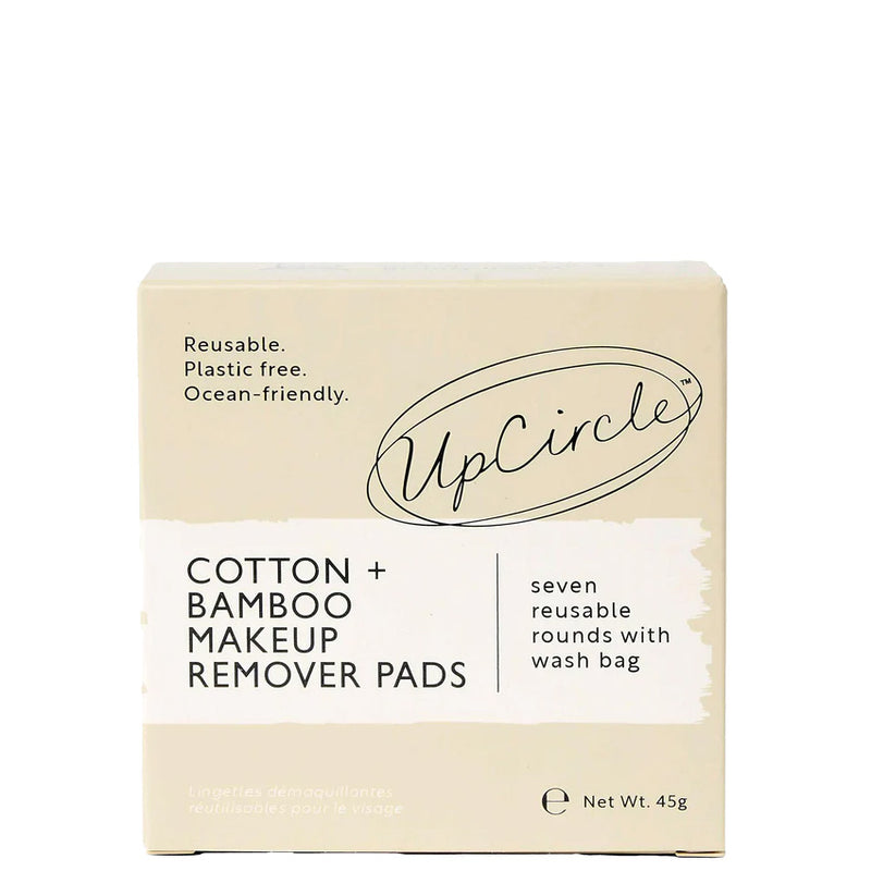 Bamboo + Cotton Makeup Pads 1 oz by UpCircle at Petit Vour