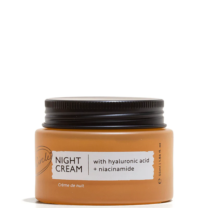 Night Cream with Hyaluronic Acid & Niacinamide 1.85 oz by UpCircle at Petit Vour