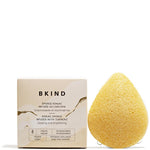 Konjac Facial Sponge - Turmeric  by BKind at Petit Vour