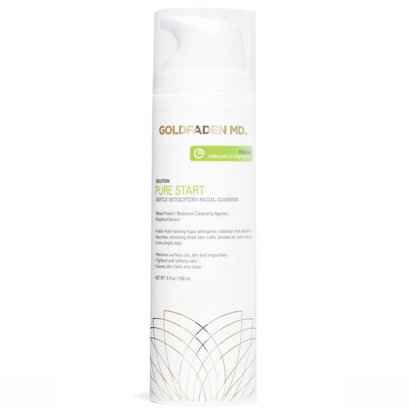 Pure Start | Gentle Detoxifying Facial Cleanser  by Goldfaden MD at Petit Vour