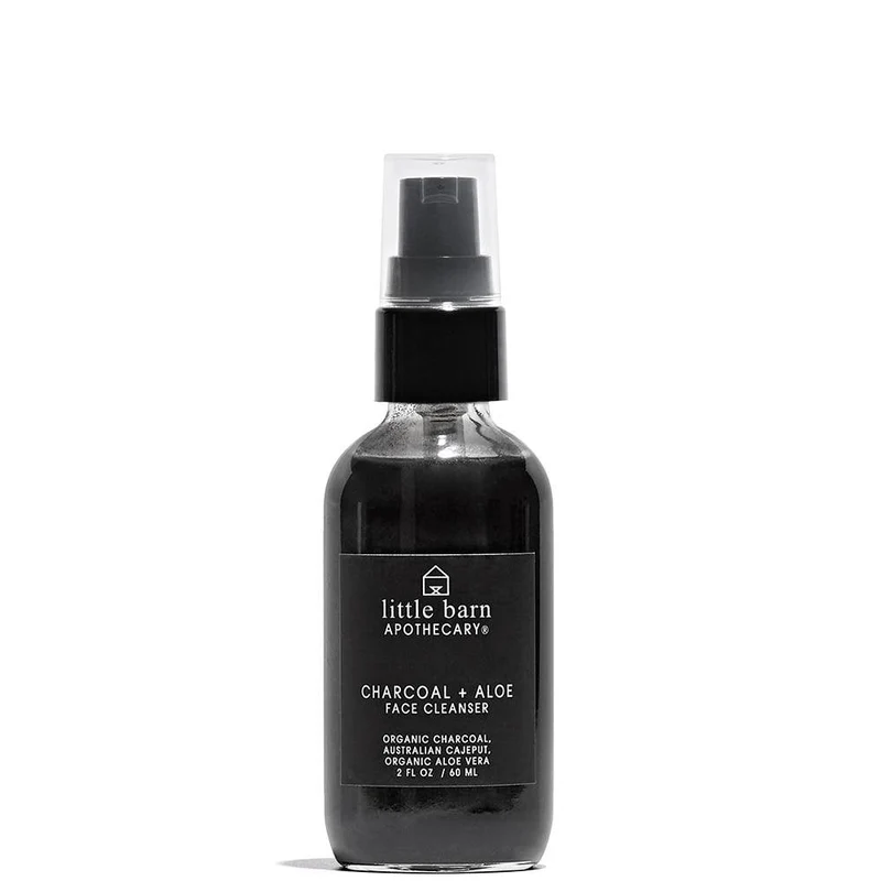 Charcoal + Aloe Face Cleanser  by Little Barn Apothecary at Petit Vour